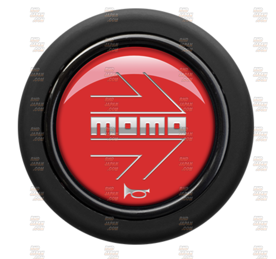 MOMO Horn Button - MOMO Arrow Red